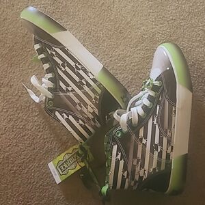 Beetlejuice Women's High Top Sneakers NWT
